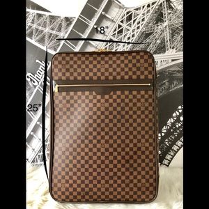 Authentic LOUIS VUITTON Pegase 65 Damier Suitcase